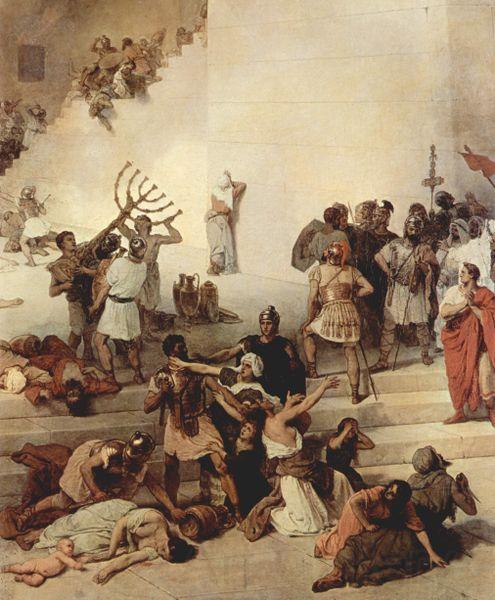 Francesco Hayez La distruzione del Tempio di Gerusalemme